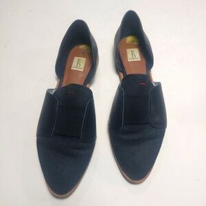 ED By ELLEN DEGENERES Navy Blue Slip-On Loafers Sz 8M